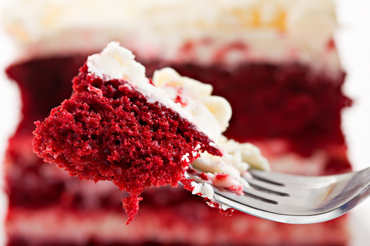 Bite Of Red Velvet Cake